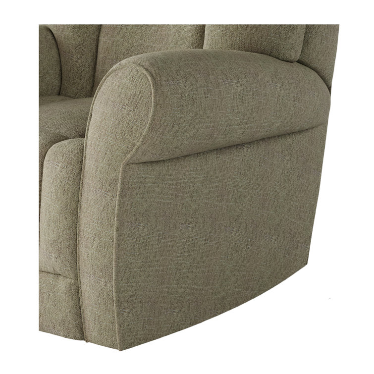 Anky Oversized Chaise Rocker Recliner with Extra Extension Footrest Lark Manor Upholstery Color: Gray Polyester