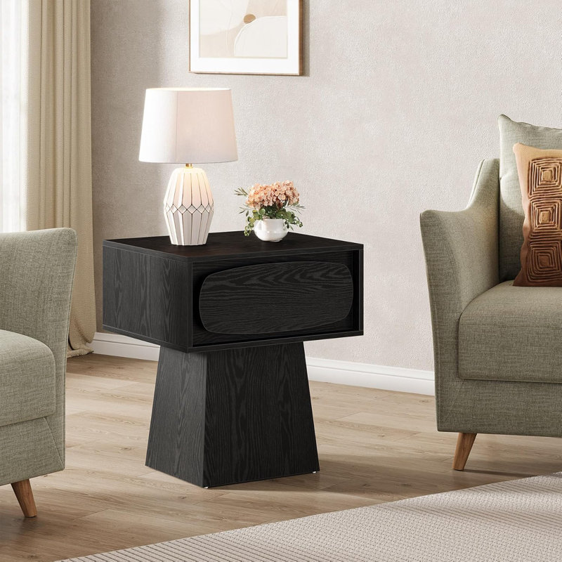 End Table For Living Room, 1, Black