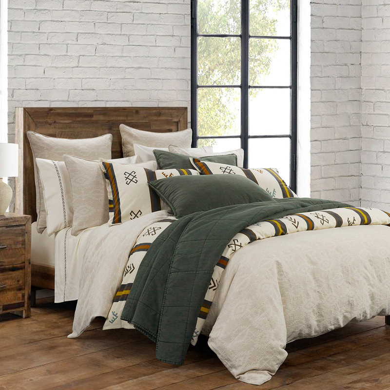 Toluca Twin Cotton Geometric Southwestern Comforter Set