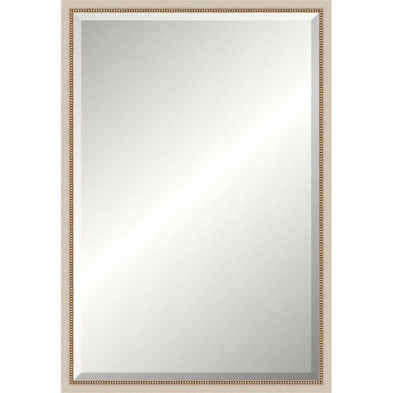 Off-White Old World Mirror, Classic Vanity