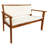 Ejnar 4-Piece Outdoor Patio Furniture Set In Solid Acacia Wood