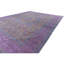 High-Quality Hand-Knotted Grey And Purple Area Rug