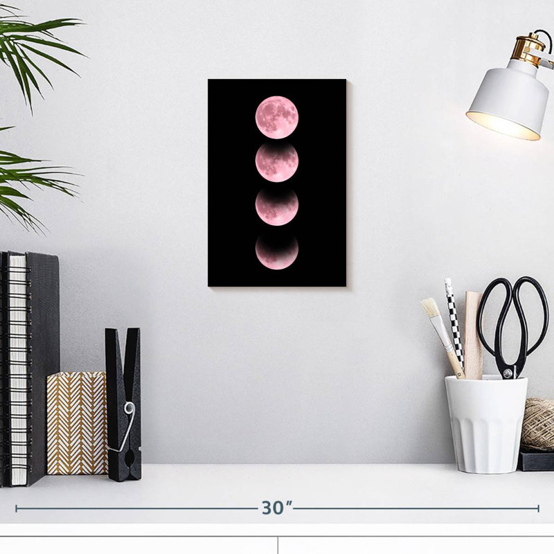 Oberle Pastel Pink Moon, 12" H x 8" W