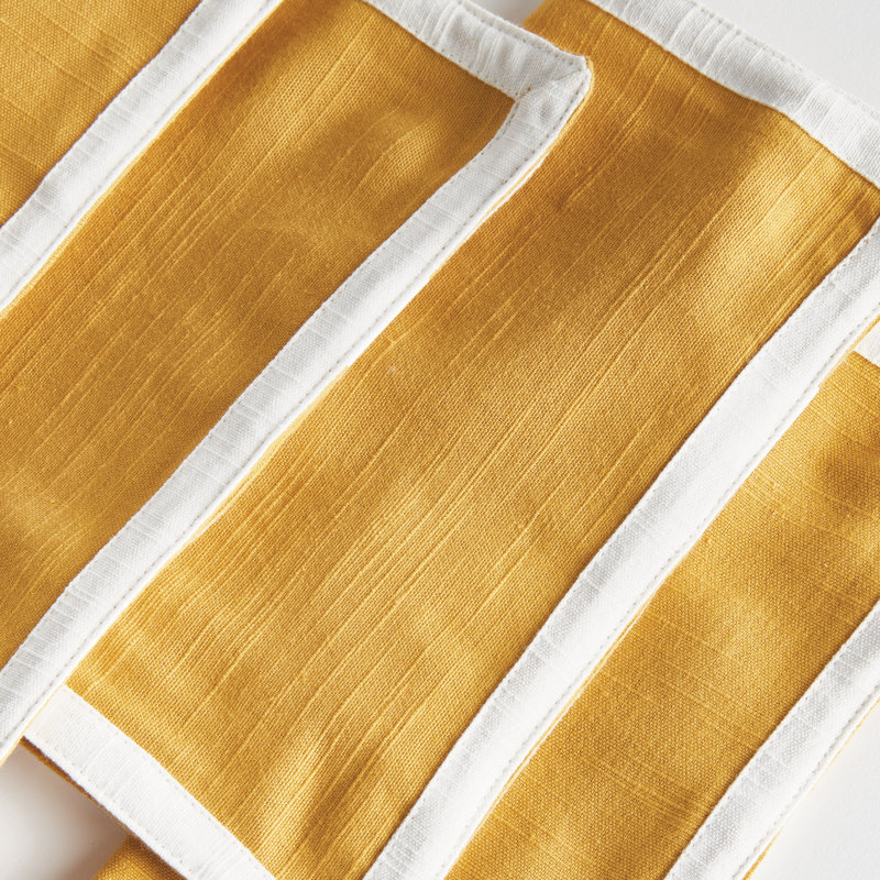 FERNBROOK COCKTAIL NAPKINS, Yellow