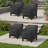 Black Patio Chair Covers Waterproof 2 Pack (29" W x 30" D x 36" H)