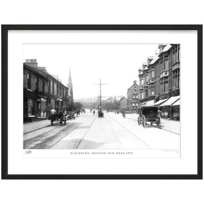 Blackburn, Preston New Road 1899 by Francis Frith - Single Picture Frame Print