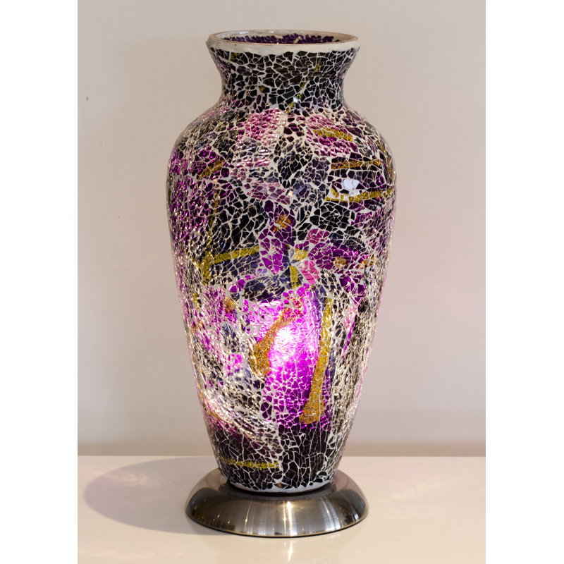 38Cm Table Lamp, Purple