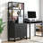 2 Drawers Tall File Cabinet with Shleves-32048385