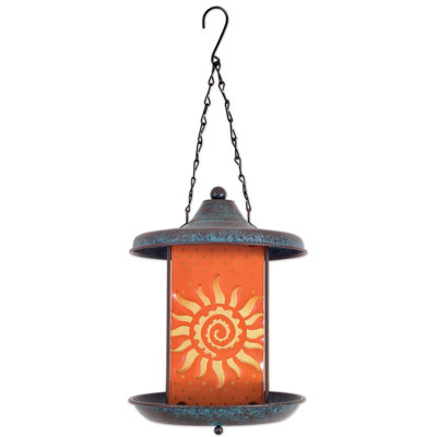 Faraja Metal Hanging Tray Bird Feeder