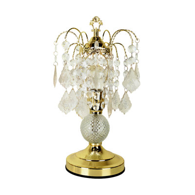 Lampe de table antique en céramique 15 po