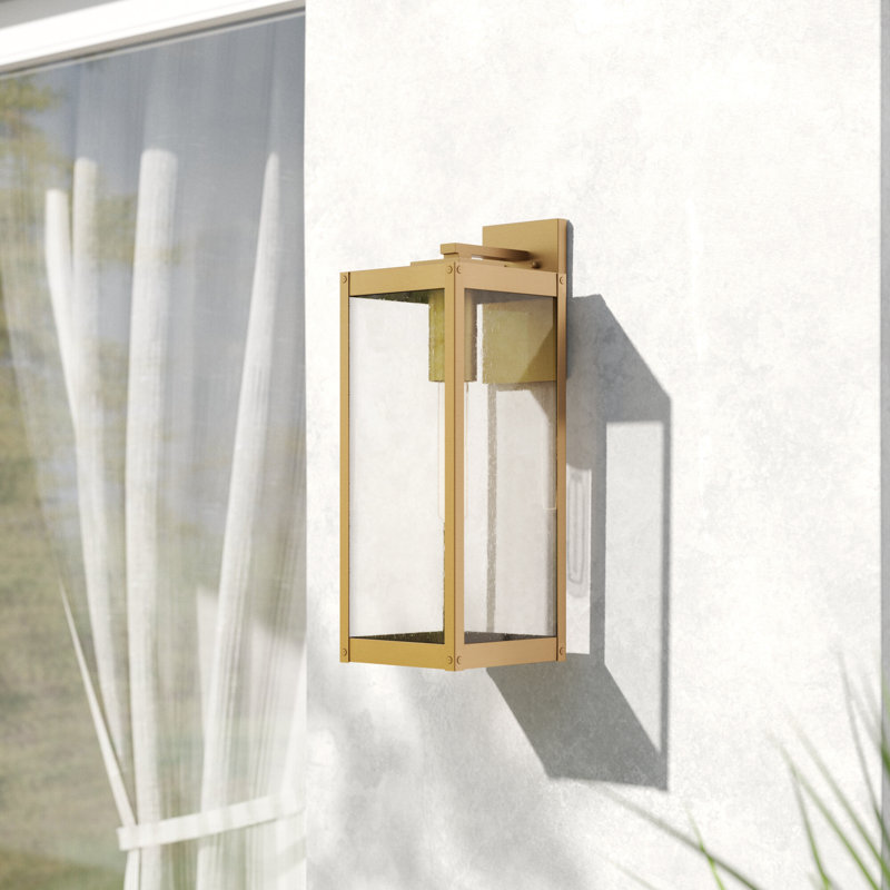 Palig Solid Brass Wall Light, 17" H x 6" W x 7.5" D