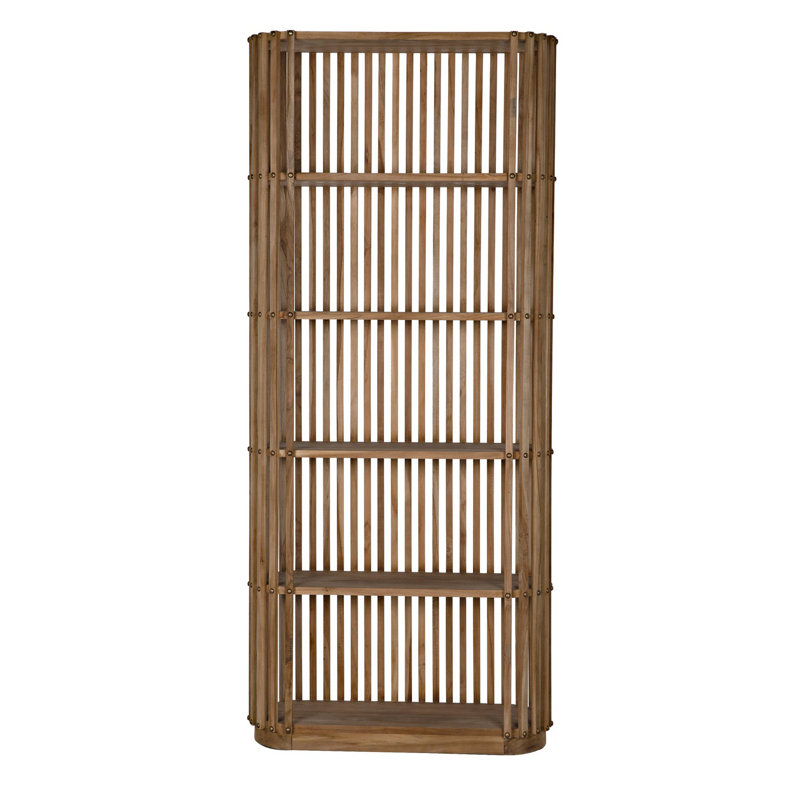 Bibliothèque standard en bois massif Opal H 62 "x l 34"
