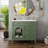 36" Bathroom Vanity Sink with Motion-Sensor Lighting, Patterned Glass & Farmhouse Storage Cabinet-556404641