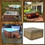 Housse de spa / housse de spa 600 D imperméable - housse de spa carrée extérieure 100% résistante aux intempéries avec élastique pour un ajustement parfait-96681108