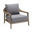LEO Outdoor 5-Seater Coversation Set, Solid Teak Frame