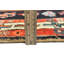 Tapis oriental tribal prune 4 x 10 One-of-a-Kind