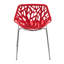 Chaise d'appoint avec pieds chromés-2042774532