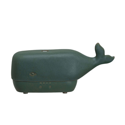 Stoneware Whale Oil Diffuser With Timer