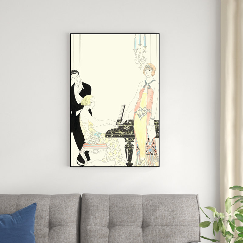 Arte Deco Fashion I, H 36 po x l 24 po x P 1,25 po