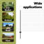 Fence with Post Segment Outdoor Barrier Garden Terrace Divider Boundary-1683858968-1683858949