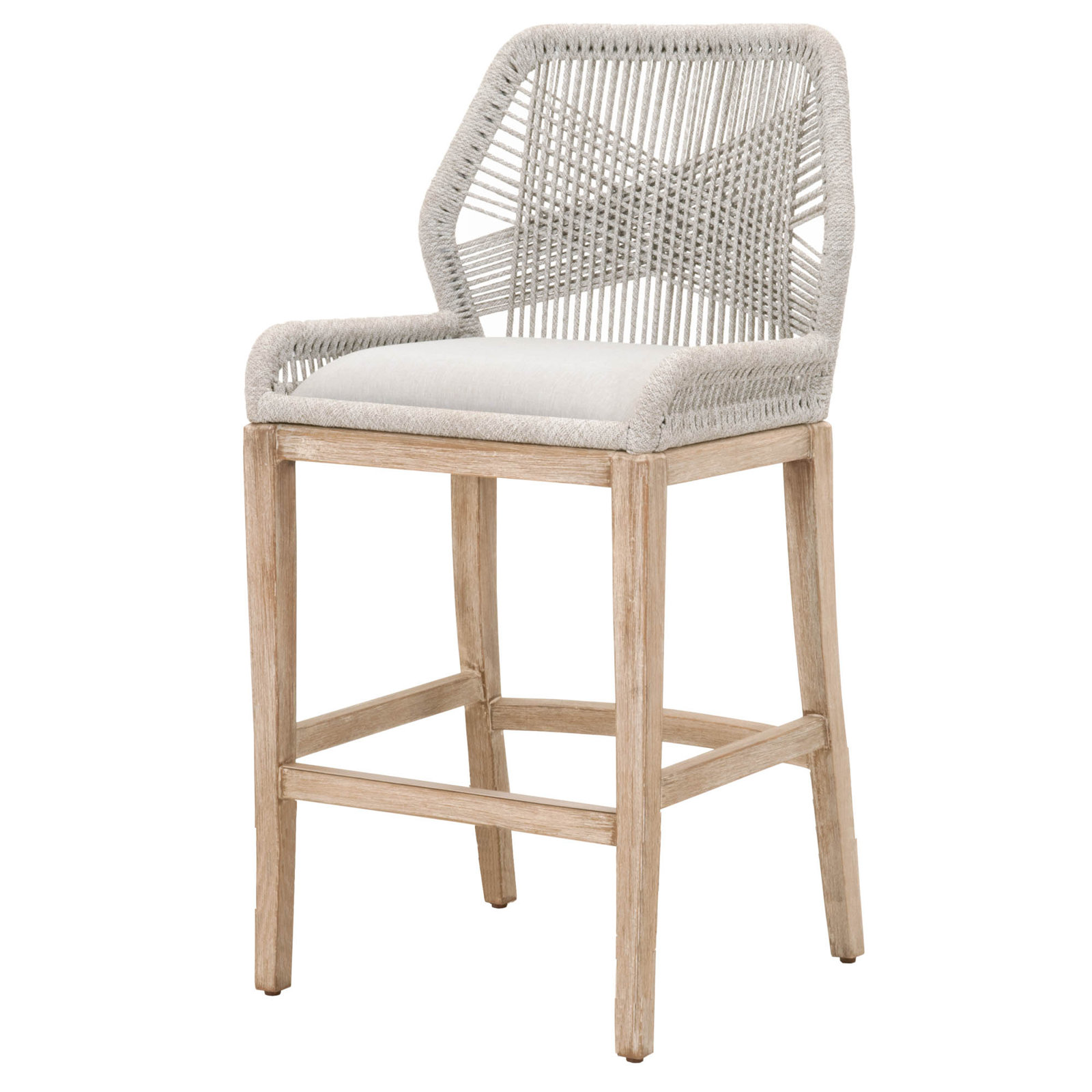 Mitali Bar & Counter Stool, Stone Wash, Platinum, Counter Stool (26" Seat Height)