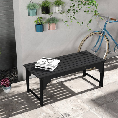 Outsunny Wooden Garden Bench by Red Barrel Studio