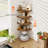 Set Of 4 Heavy Duty Rustic Corner Shelves With Cable Management - Ideal For Stylish Storage-880156186