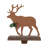 6.50"H Wooden/Metal Reindeer Stocking Holder