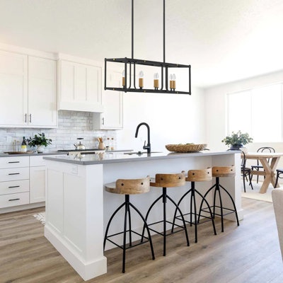 8 - Light Kitchen Island Square / Rectangle Chandelier