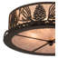 Rustic Lodge 4 - Light Flush Mount-71206846-71206847