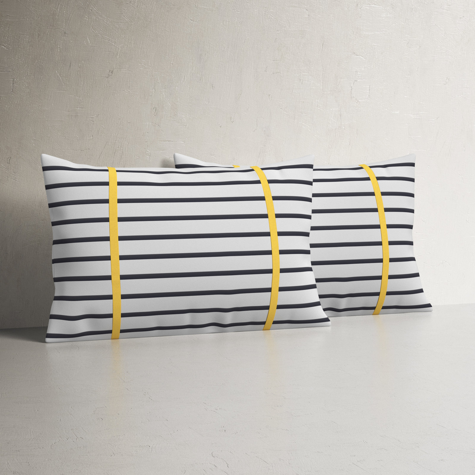 Stonebrook Sunbrella® Lumbar Throw Pillow, 13" x 20", Sunflower Yellow