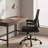 Mesh Ergonomic Office Chair, Adjustable Lumbar Support Computer Desk Chair, Flip-Up Armrest, 90°-120° Tilt Rolling Task Chair, 350lbs Heavy Duty for Study-128704564-128704566