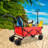 Heavy-duty Collapsible Utility Park Garden Cart With All-terrain Wheels And Telescoping Handle-108936182