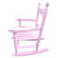 Chaise berçante Pink's