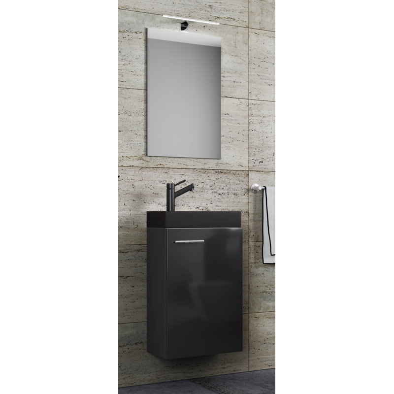 Reide Bathroom Furniture Suite, Black