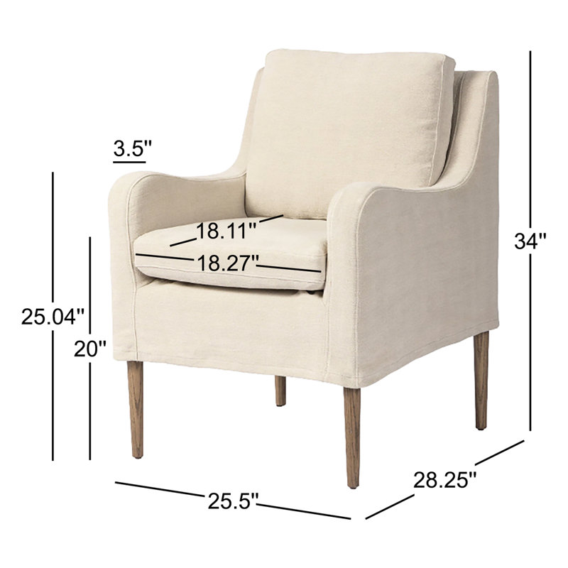Aurelia Dining Chair, Cream