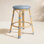Tobias Outdoor Rattan and Metal Counter Stool