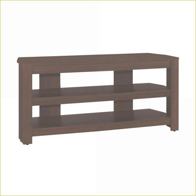 TV Furniture | 42in Contemporary Media Console with Storage | Cherry | Particle Board