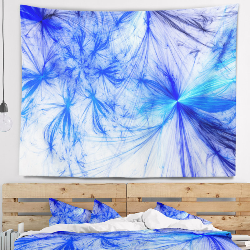 Tapisserie bleue Corwin, H 32 po x l 39 po
