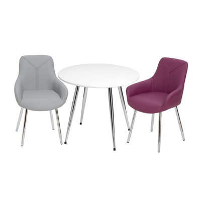 3 Piece Kids Round Table And Two Chair Set by Isabelle & Max