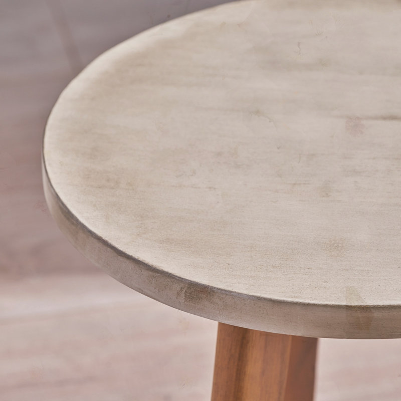 TABLE L 15,7 po, Gris clair