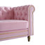 Canapé en velours de couleur rose pour salon 84,65 pouces-1551885945