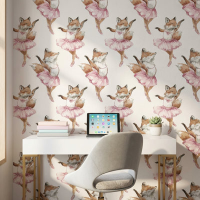 Adhésif mural fantaisiste amovible Fox