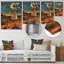 «Moonlight Memories Full Moon Prairie», art mural mode femme-516882564-516882575