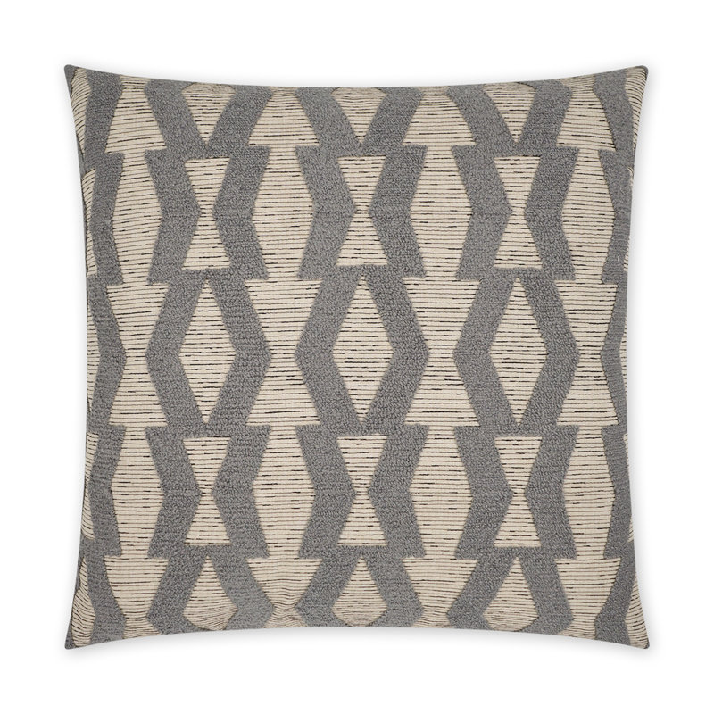 Bold Pillow Cover & Insert, Ash/Gray, Square 24"