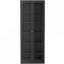 Armoire de cuisine en métal - 72 po de hauteur avec 5 tablettes réglables, armoire autoportante noire pour cuisine / garde-manger / salle de bain