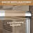 Aluminum Frame Double Sliding Shower Door, 1/4" (6mm) Clear Tempered Glass With Explosion-proof Film, Dual Stainless Steel Handles-121381908