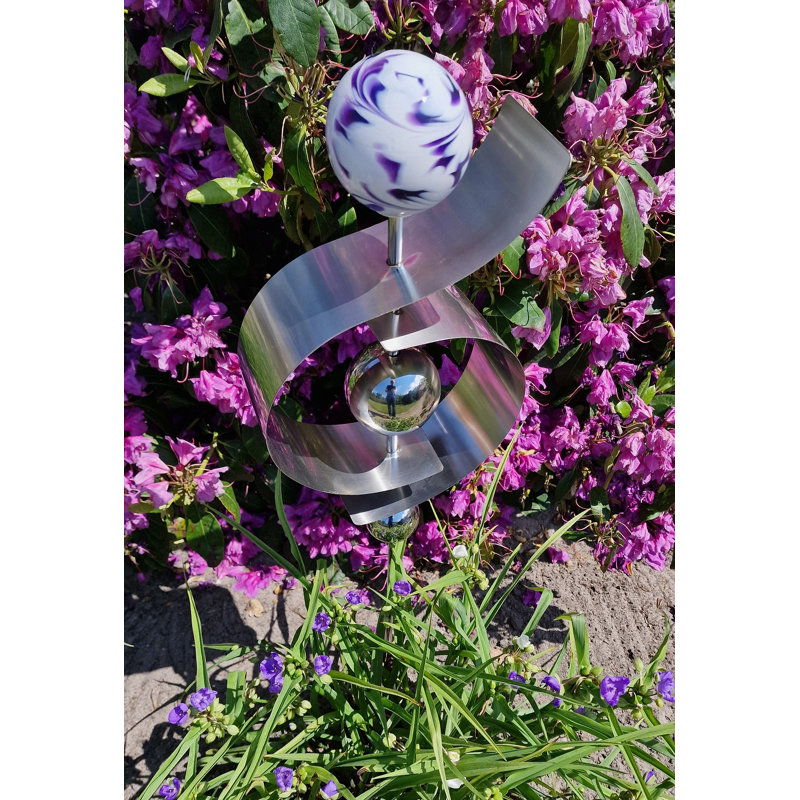 Sandsmere Metal Abstract Gazing Ball