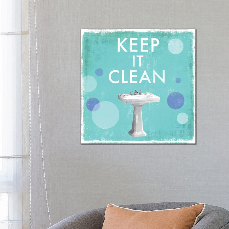 Keep It Clean by Drako Fontaine - Wrapped Canvas Gallery-Wrapped Canvas Giclée, 66.04 cm H x 66.04 cm W x 1.91 cm D