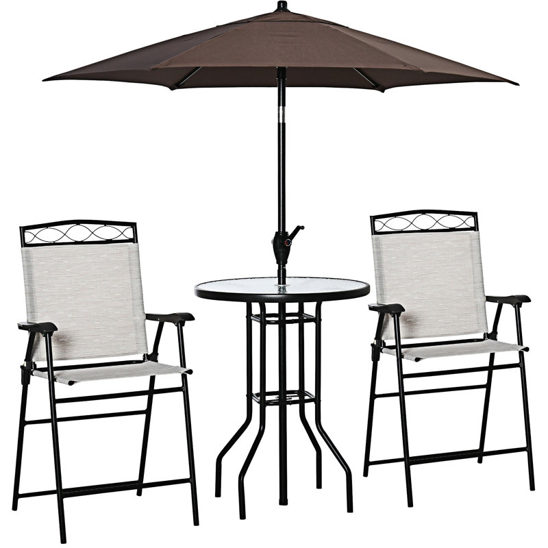 Ensemble de mobilier de patio extérieur, Beige